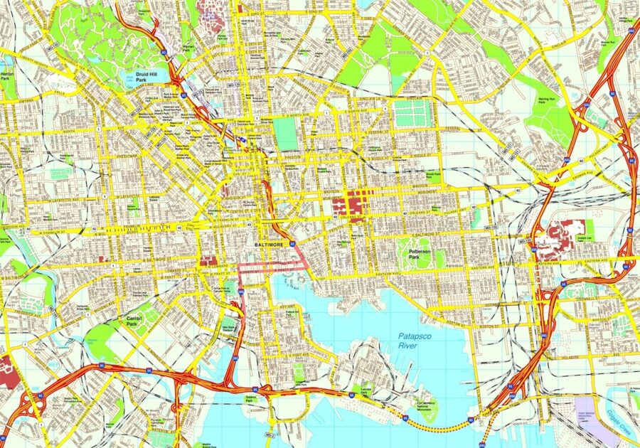 Baltimore map