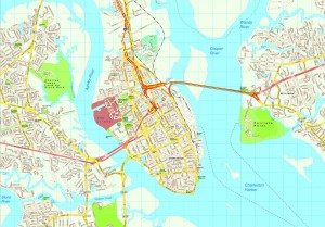 Charleston map