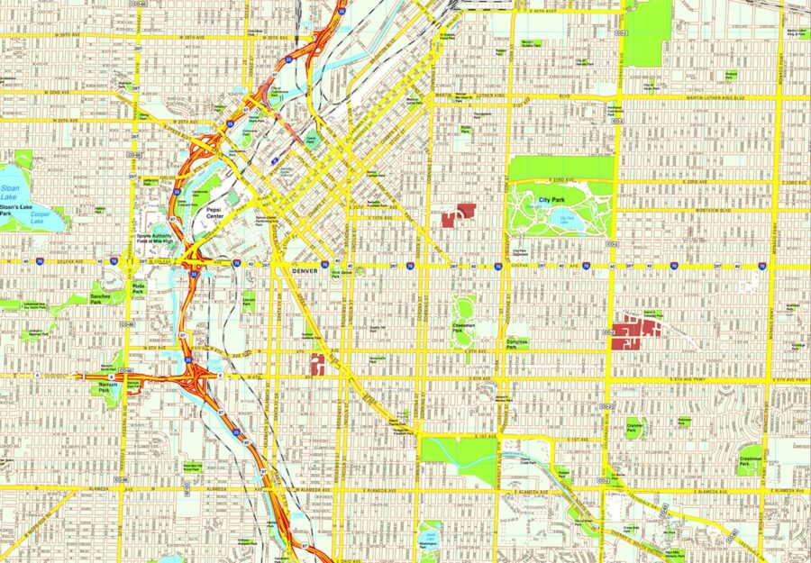Denver map