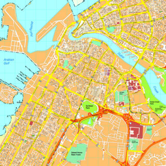 Dubai map