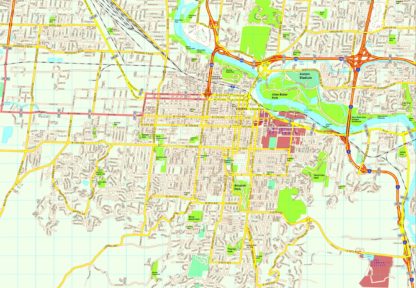 Eugene map