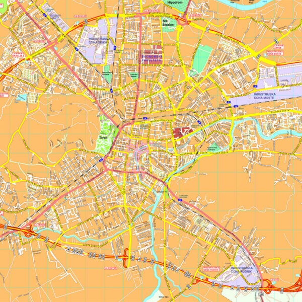 Ljubljana map