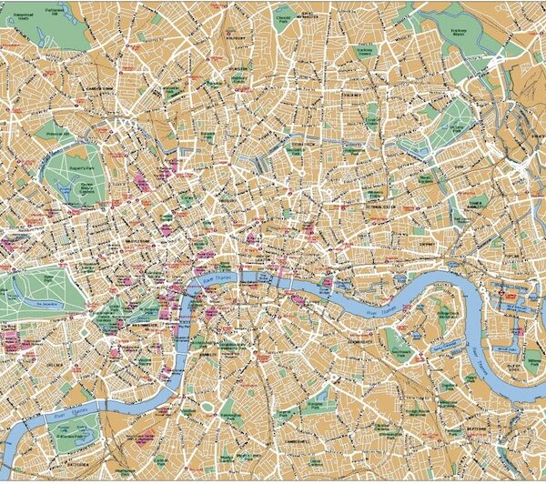 London downtown map