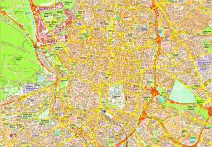 Madrid map