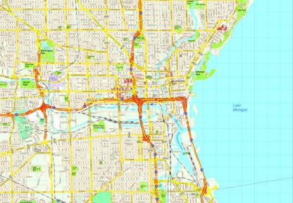 Milwaukee map