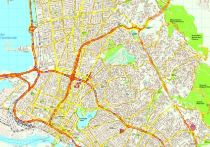 Oakland map