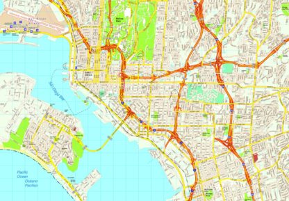 San Diego map