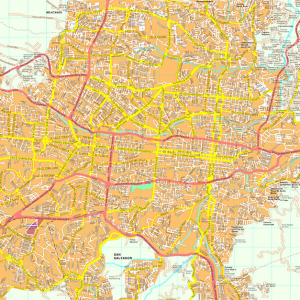 San Salvador map