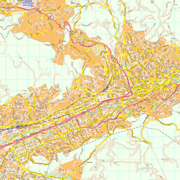 Sarajevo map