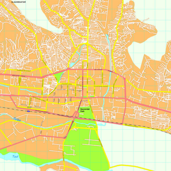 Ulan Bator map