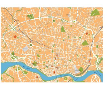 porto vector map