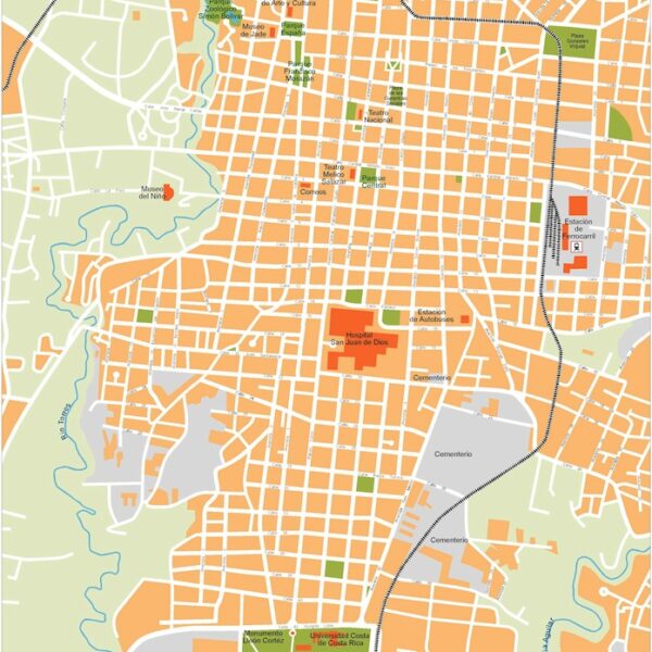san jose vector map