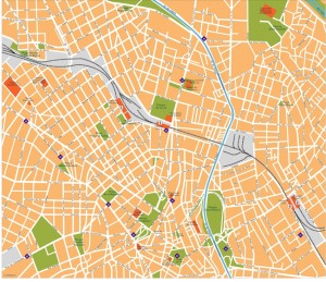 sao paulo vector map