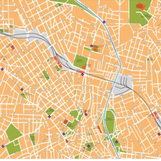 sao paulo vector map