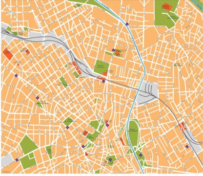 sao paulo vector map