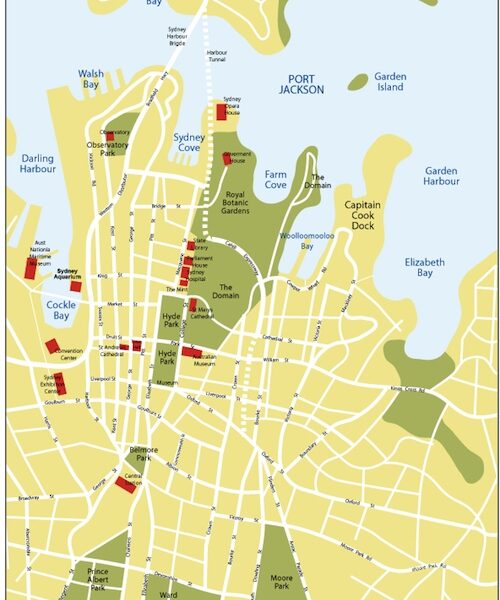 sydney vector map