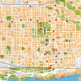 toronto vector map