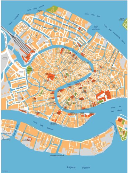 venice vector map