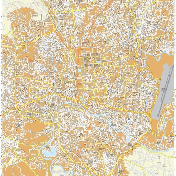 Katmandu Vector Map