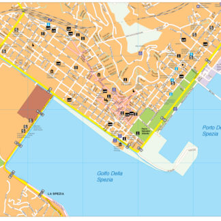 La Spezia vector map