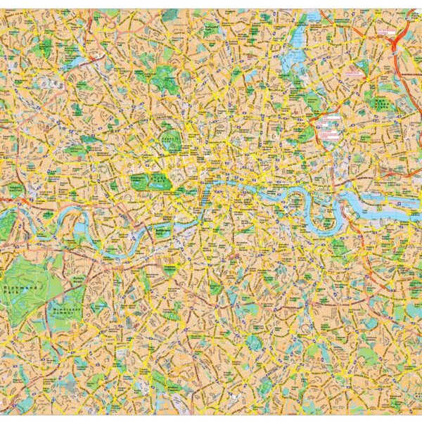London mapa vectorial EPS Illustrator vector