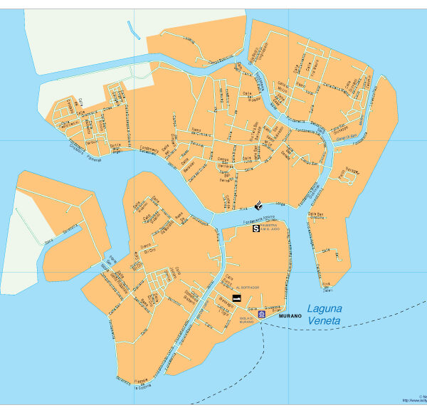 Murano vector map