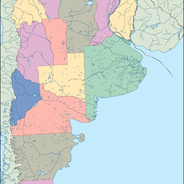 argentina mapa mudo vectorial