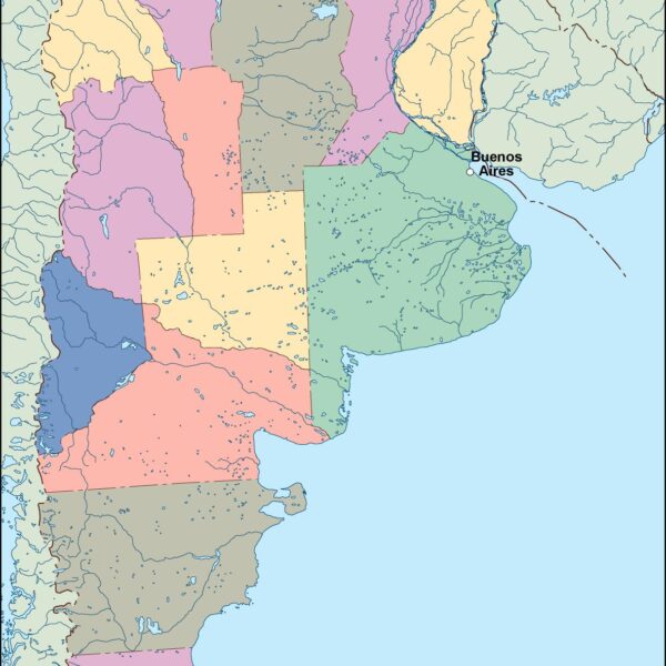 argentina vector mapa