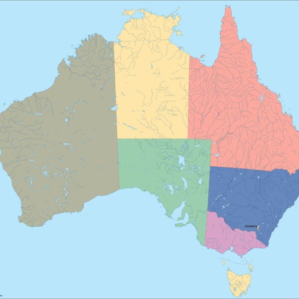 australia vector mapa