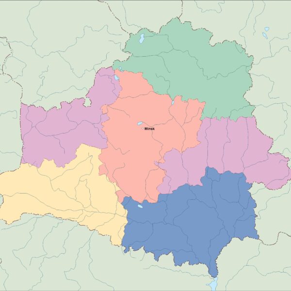 belarus vector mapa