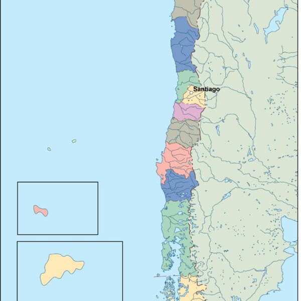 chile vector mapa