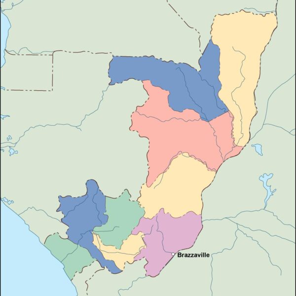 congo vector mapa