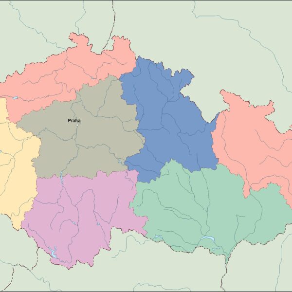 Chequía vector mapa