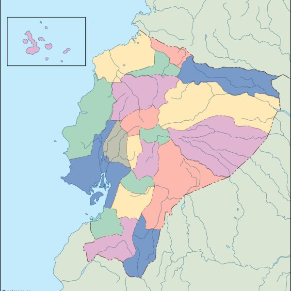 ecuador mapa mudo vectorial