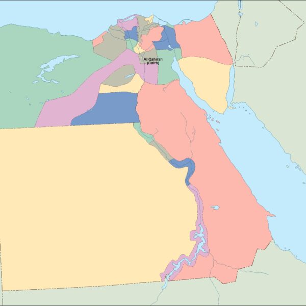 egypt vector mapa