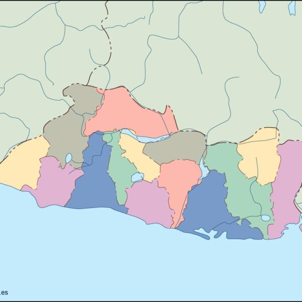 el salvador mapa mudo vectorial