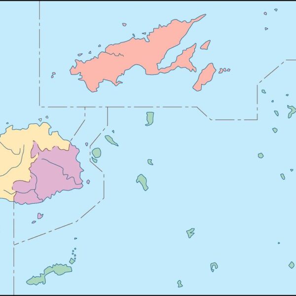 fiji mapa mudo vectorial