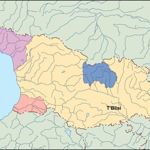 georgia vector mapa