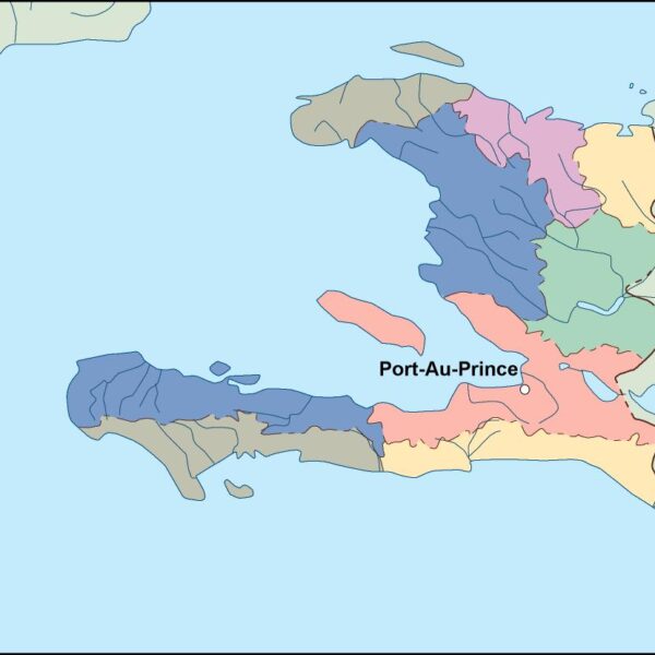 haiti vector mapa