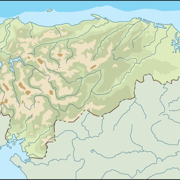 honduras illustrator mapa físico digital