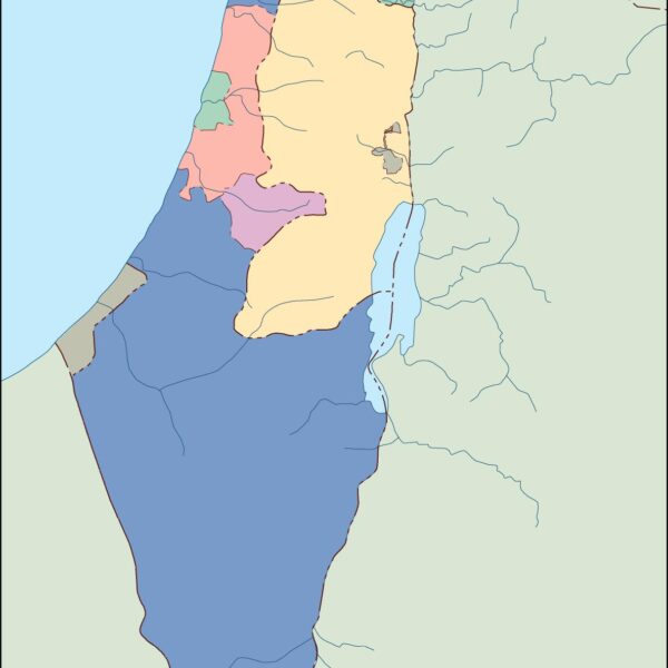israel mapa mudo vectorial