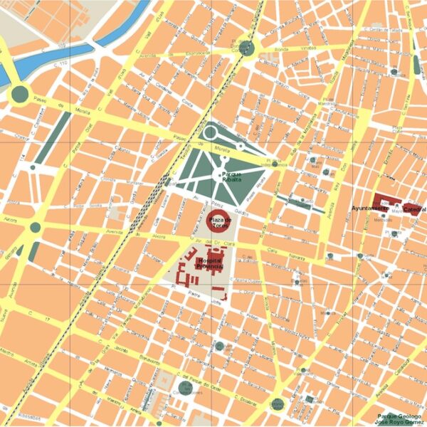 mapa castellon vectorial en Illustrator