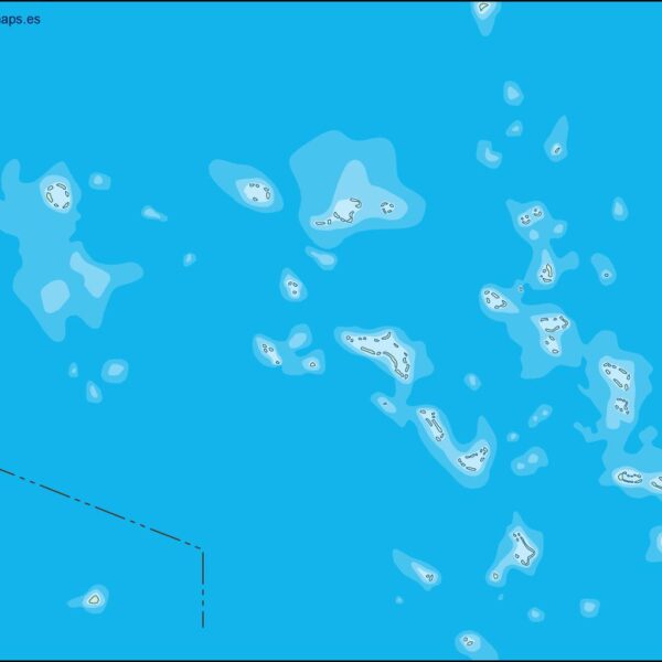 marshall islands illustrator mapa físico digital