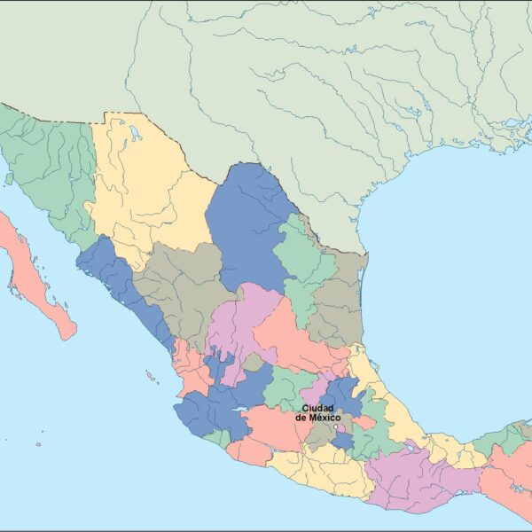 mexico vector mapa