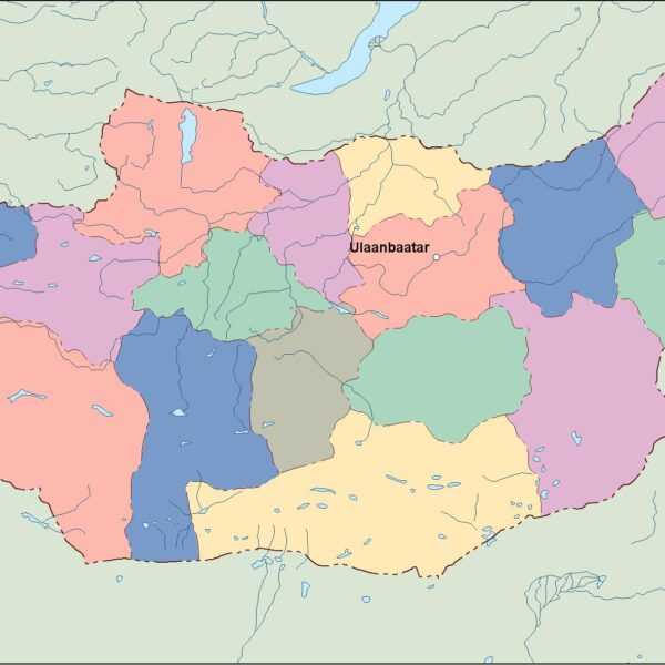mongolia vector mapa