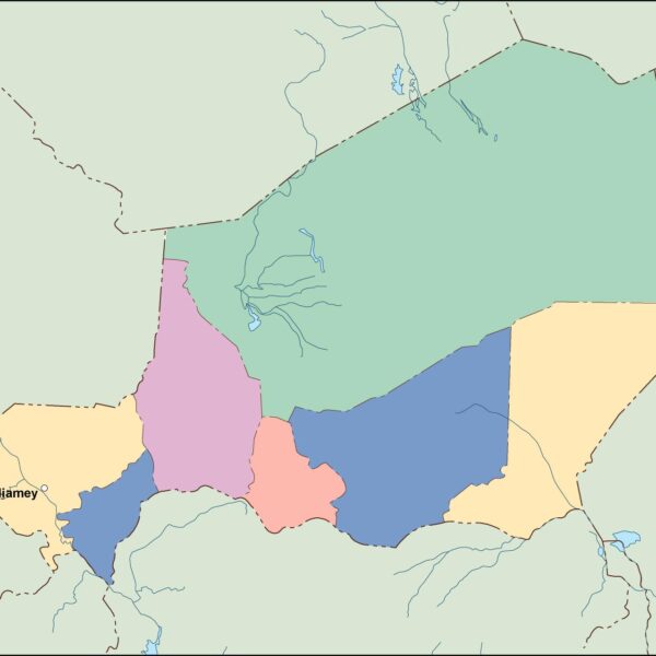 niger vector mapa