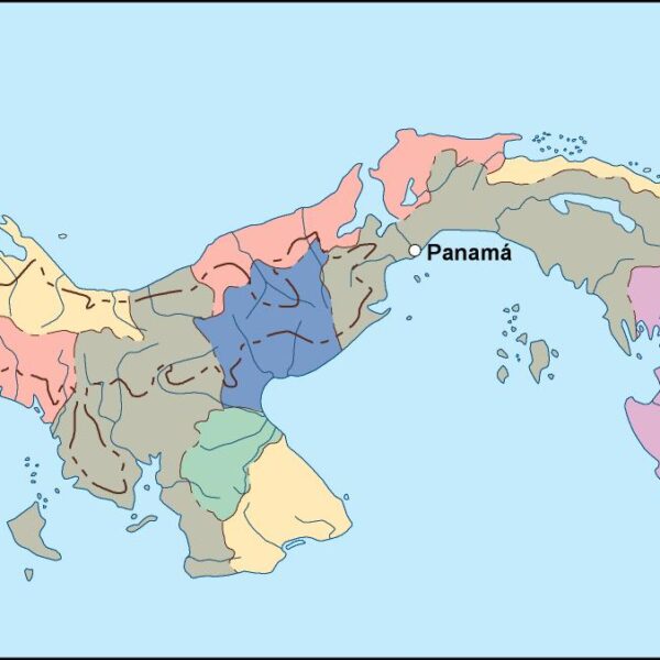 panama vector mapa