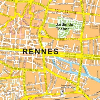Rennes vector map