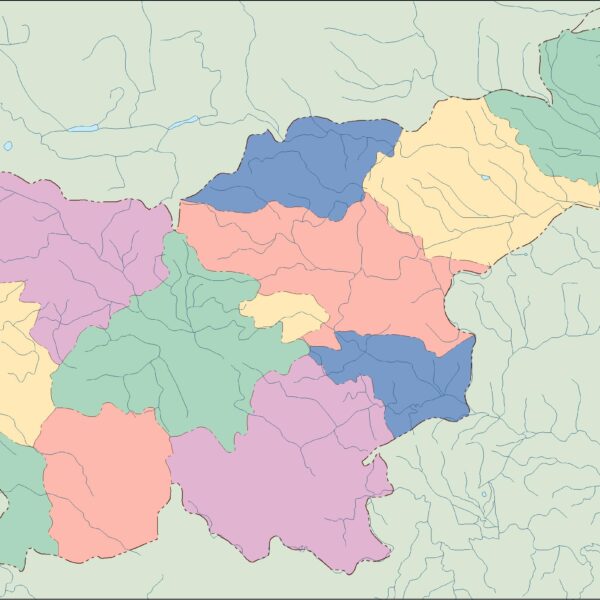 Eslovenia mapa mudo vectorial