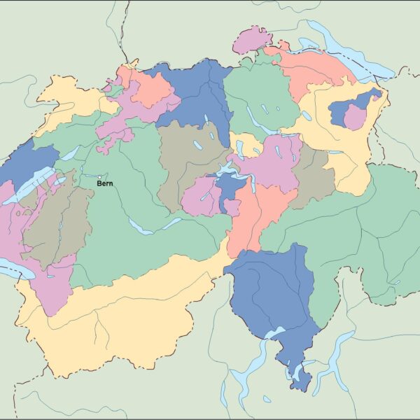 Suiza vector mapa